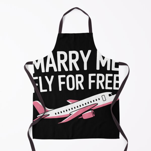 Item preview, Marry Me Fly For Free Flight Attendant Stewardess Cabin Crew designed and sold by KavonGorczany.