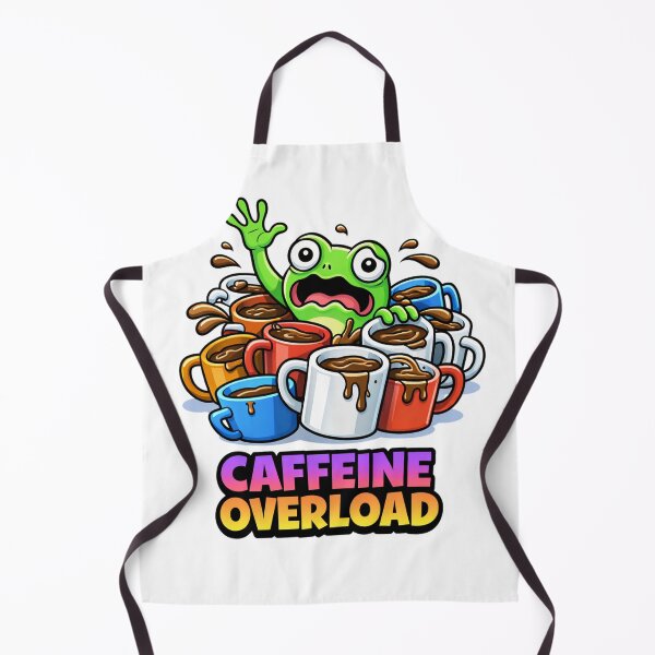 Item preview, Caffeine Overload Funny Coffee Frog designed and sold by the-dovlat.