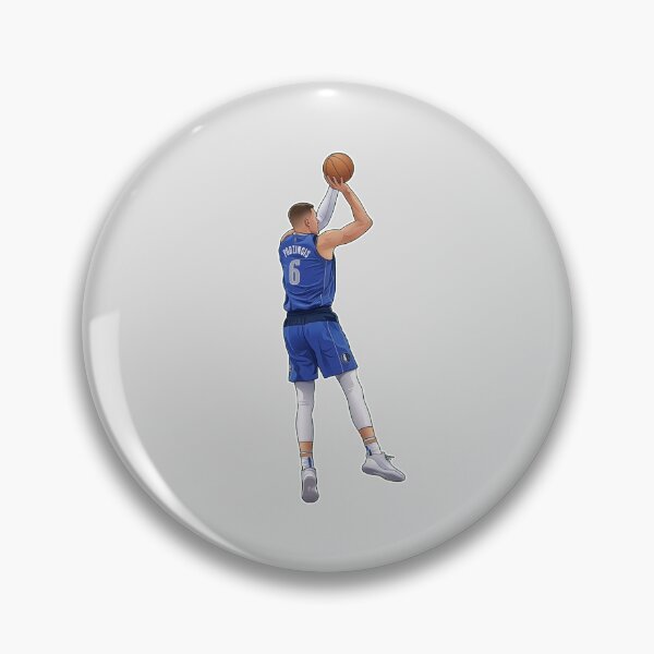Item preview, Kristaps Porzingis #6 Jump Shot designed and sold by EndZoneEmporium.