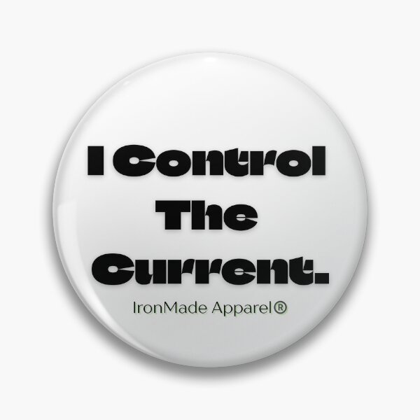 Item preview, I Control The Current Electrician T-Shirt – Funny Electrician Humor Shirt for Linemen, Electrical Engineers & Skilled Trades Pros designed and sold by IronMade Apparel.