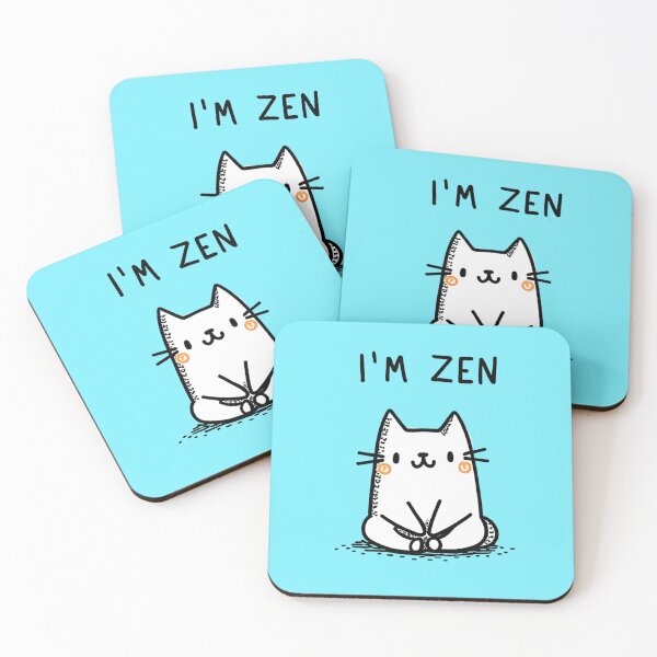 Item preview, Cat I'm ZEN designed and sold by Creative Line Prints.