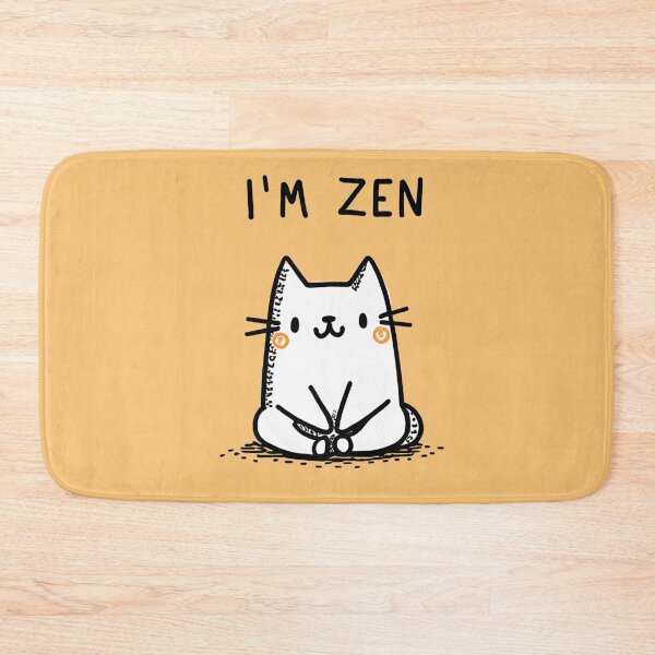 Item preview, Cat I'm ZEN designed and sold by Creative Line Prints.