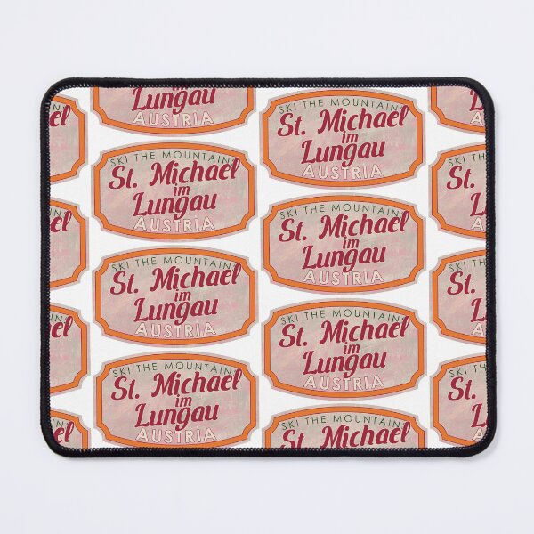 Item preview, St. Michael im Lungau, Austria, Salzburg, Ski, textured skiing badge designed and sold by Wanderful-roads.