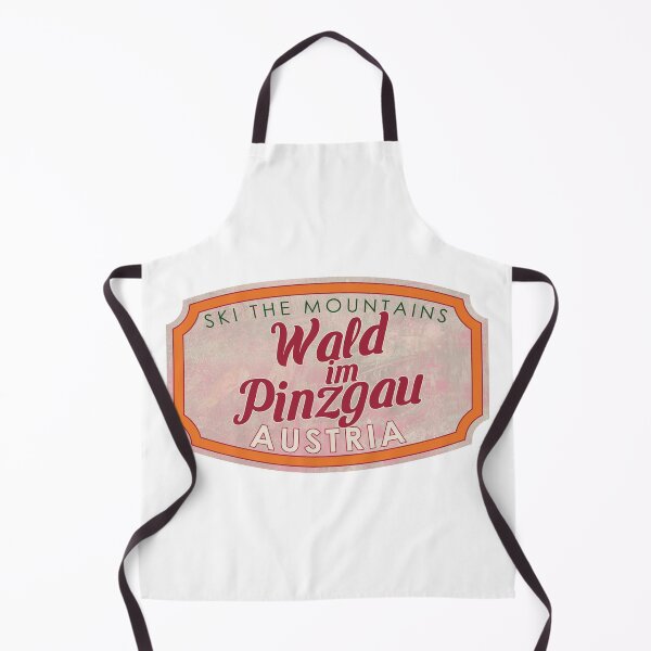 Item preview, Wald im Pinzgau, Austria, Salzburg, Ski, textured skiing badge designed and sold by Wanderful-roads.