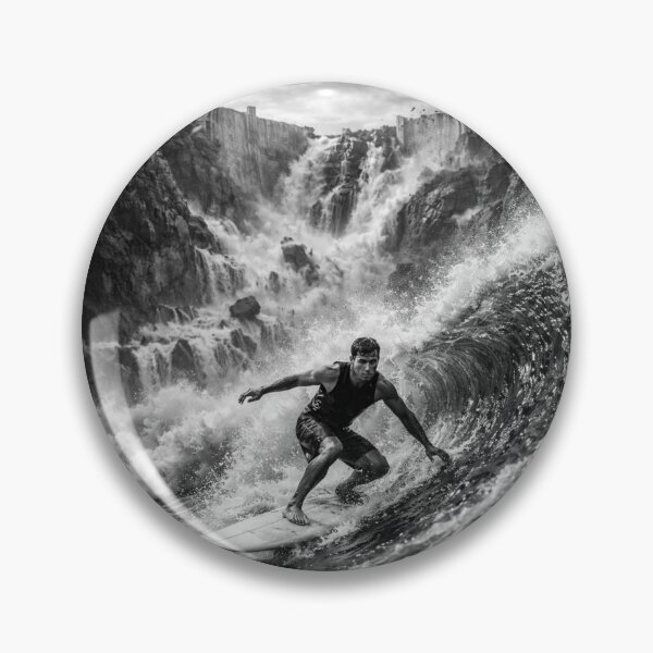 Item preview, Surfing the End – Hoover Dam Collapse designed and sold by Beaurozier.