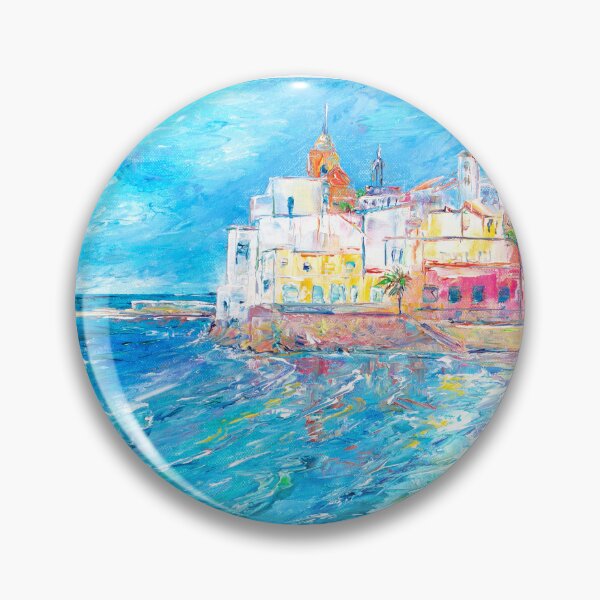 Item preview, Seaside Morning in Sitges designed and sold by Natalia_Shchip.