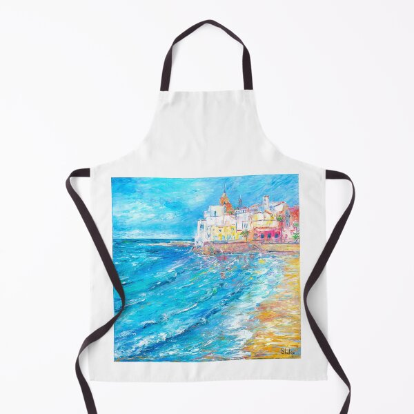 Item preview, Seaside Morning in Sitges designed and sold by Natalia_Shchip.