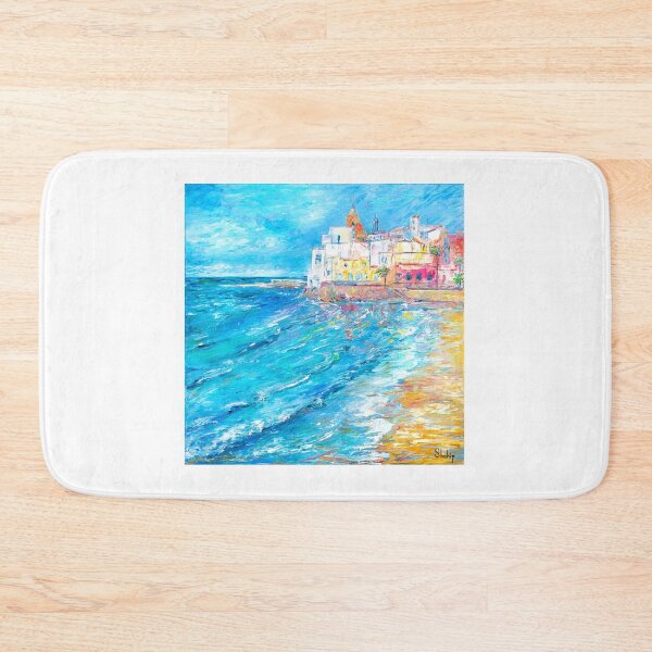 Item preview, Seaside Morning in Sitges designed and sold by Natalia_Shchip.