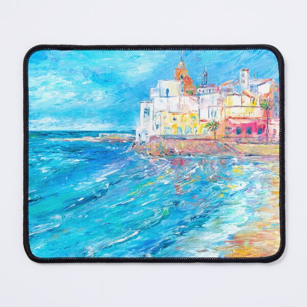 Item preview, Seaside Morning in Sitges designed and sold by Natalia_Shchip.