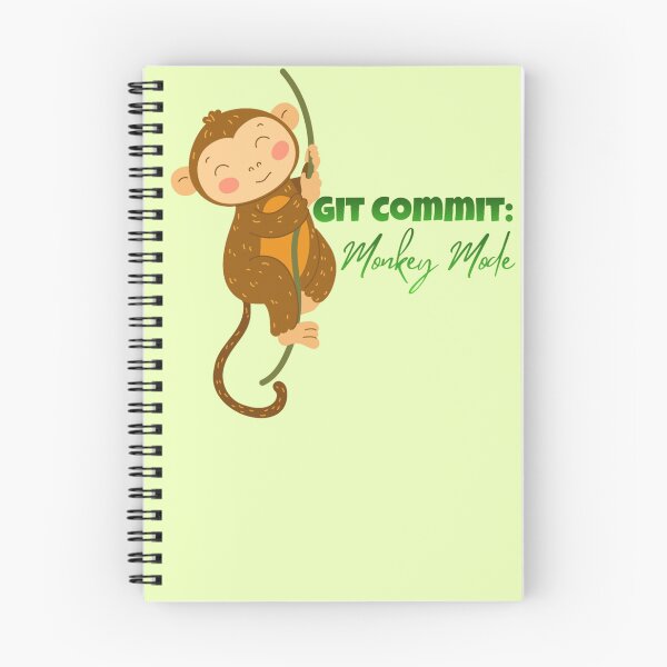 Item preview, Git Commit Monkey Mode – Diseño de humor divertido para programadores designed and sold by Yesss-Mau.