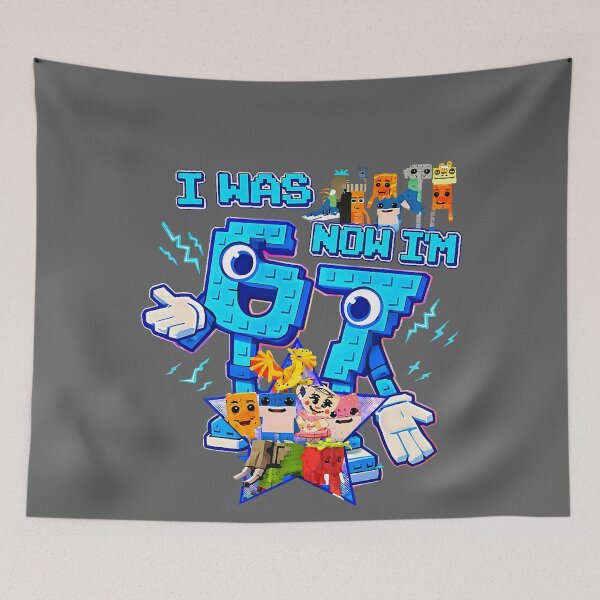 Item preview, I was 6 Now I'm 7 Meme 67 Birthday Brainrot Gift for Boy Kid designed and sold by KristineLi.