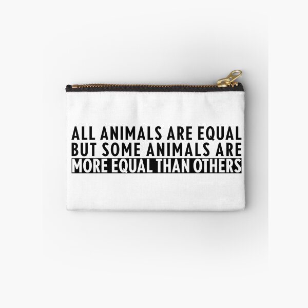 Item preview, All Animals Are Equal – Orwell Animal Farm Anti-Establishment Statement Tee designed and sold by xam.