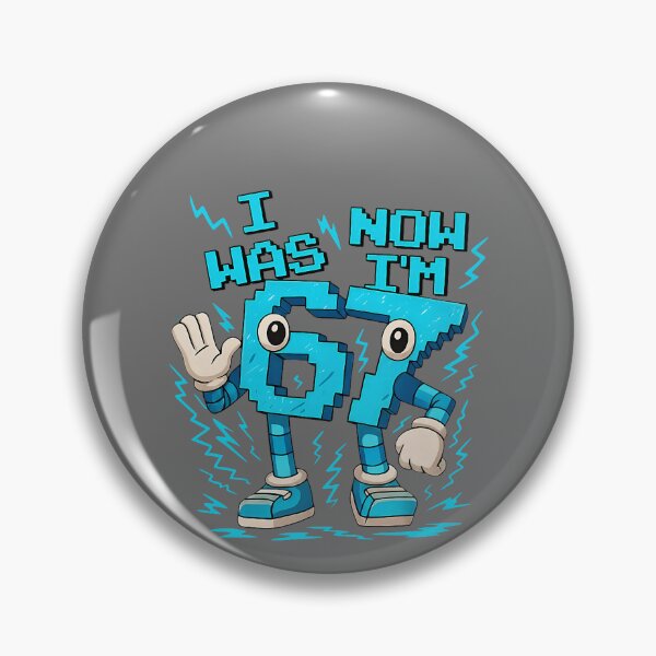 Item preview, I was 6 Now I'm 7 Six Seven 7 Years Old Birthday Brainrot 2 designed and sold by KristineLi.