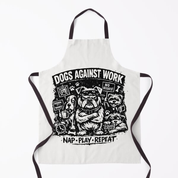 Item preview, Dogs Against Work Nap Play Repeat Funny Dog Owner Employee Humor designed and sold by Pawsome Quotes.