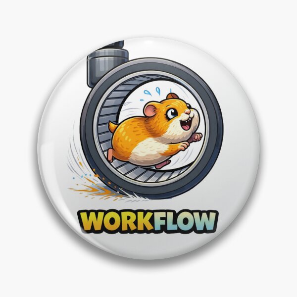 Item preview, Workflow Funny Hamster Wheel Meme designed and sold by the-dovlat.