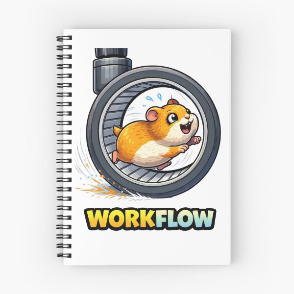 Item preview, Workflow Funny Hamster Wheel Meme designed and sold by the-dovlat.