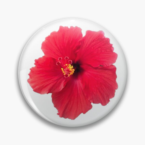 Item preview, Vibrant Red Tropical Hibiscus Flower Bloom designed and sold by octozap.
