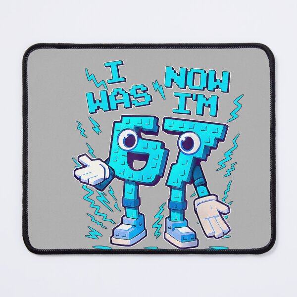 Item preview, I was 6 Now I'm 7 Six Seven 7 Years Old Birthday Brainrot designed and sold by GreggRoss.