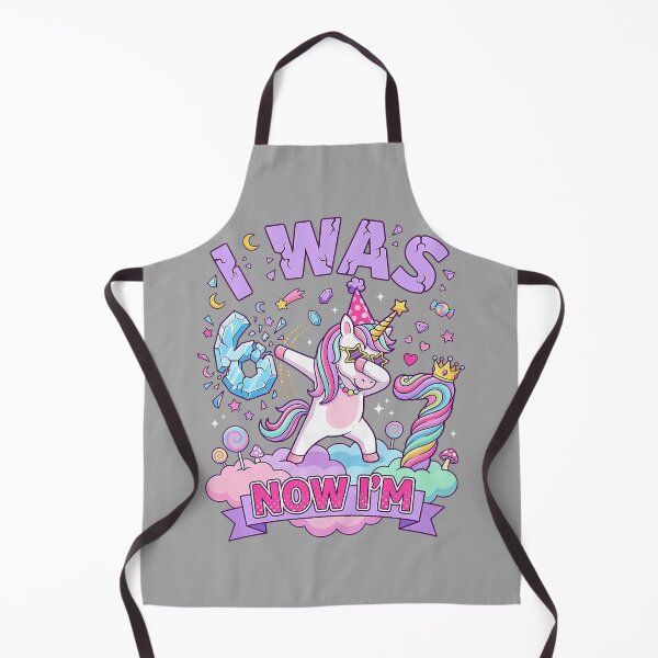 Item preview, I was 6 Now I'm 7 Unicorn Girl 6 7 Birthday designed and sold by GreggRoss.