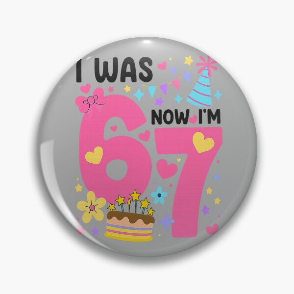 Item preview, I was 6 Now I'm 7 Year Old Birthday 7th Kids Coquette Bow 67 designed and sold by GreggRoss.