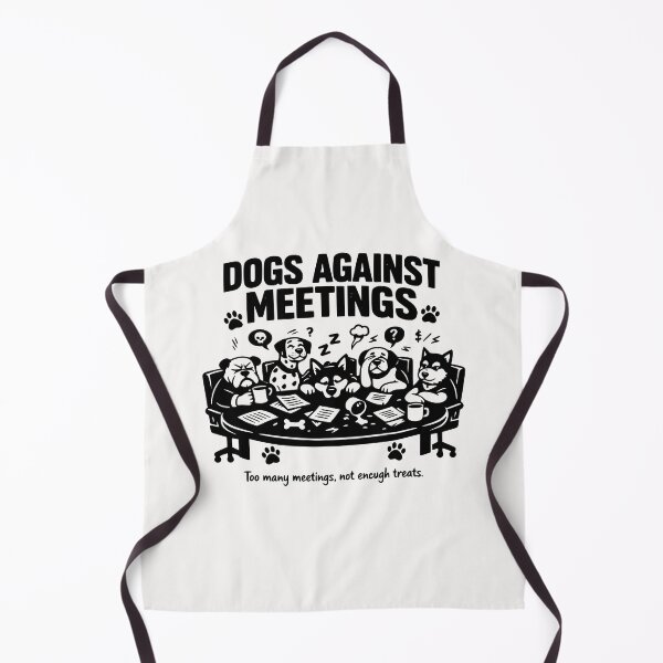 Item preview, Dogs Against Meetings Dog Lover Office Work Humor designed and sold by Pawsome Quotes.