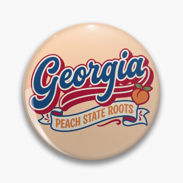 Item preview, Vintage Georgia Peach State Roots Retro designed and sold by Cozy-Old-Pub.