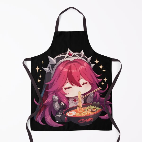 Item preview, Rosaria Genshin Impact Chibi Ramen Slurp Sparkles Cozy designed and sold by mildaclairmo.
