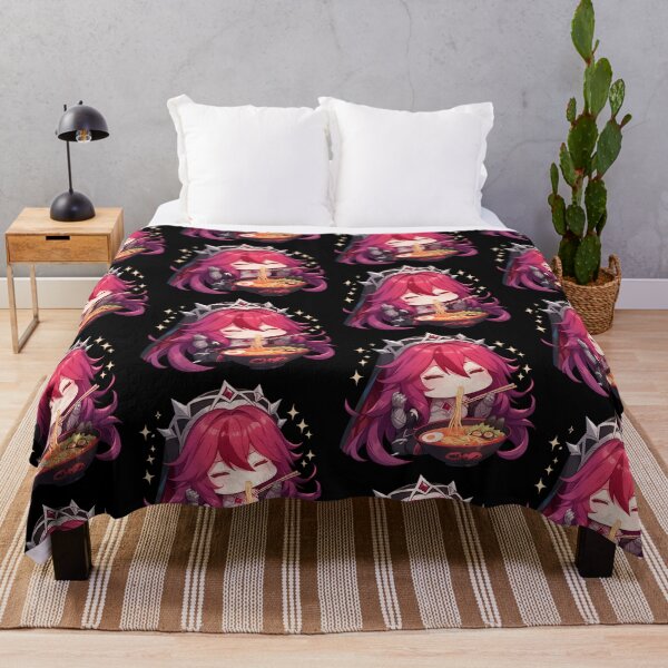 Item preview, Rosaria Genshin Impact Chibi Ramen Slurp Sparkles Cozy designed and sold by mildaclairmo.