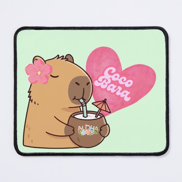 Item preview, Cute Coconut capybara kawii summer designed and sold by trelykreativ.