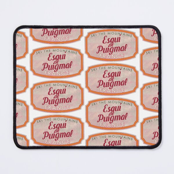 Item preview, Esquí de Puigmal station, France, Err, Ski, textured skiing badge designed and sold by Wanderful-roads.