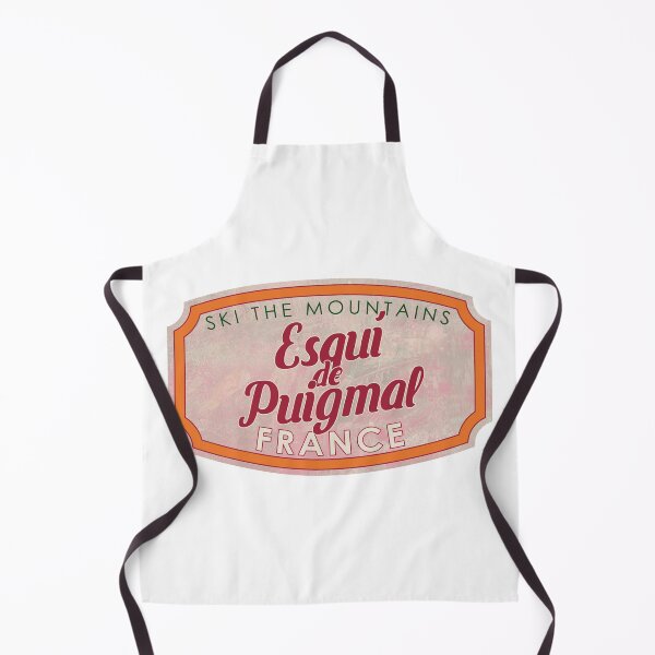 Item preview, Esquí de Puigmal station, France, Err, Ski, textured skiing badge designed and sold by Wanderful-roads.
