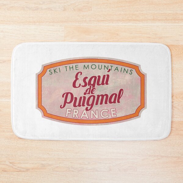 Item preview, Esquí de Puigmal station, France, Err, Ski, textured skiing badge designed and sold by Wanderful-roads.