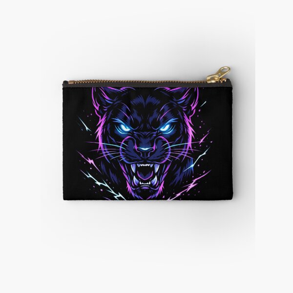 Item preview, Neon Panther – Cyberpunk Glowing Panther Head designed and sold by WittyWear Designs.