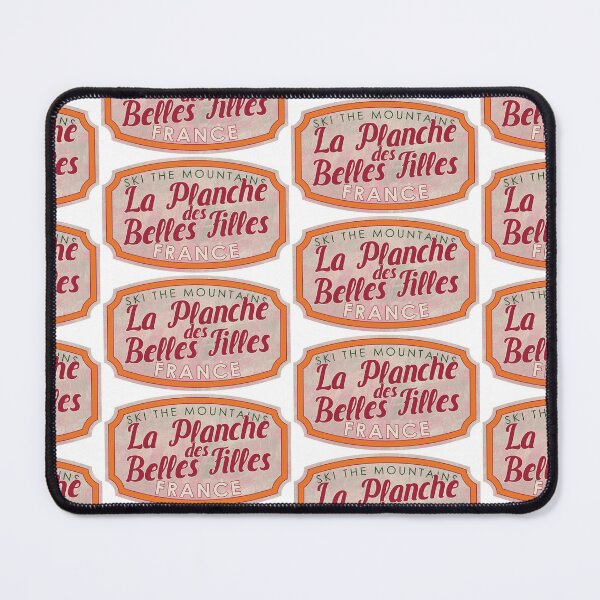 Item preview, La Planche des Belles Filles, France, Vosges, Ski, textured skiing badge designed and sold by Wanderful-roads.