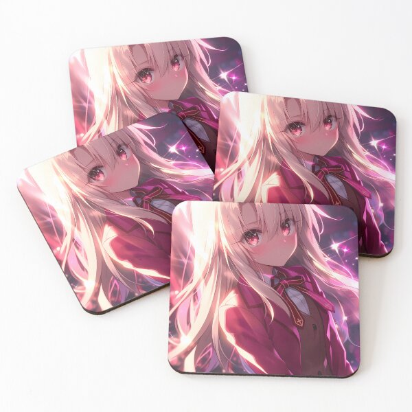 Item preview, Einzbern Illyasviel Fate Stay Night Waifu Anime Girl in School Uniform Glow designed and sold by Tokyonomad.