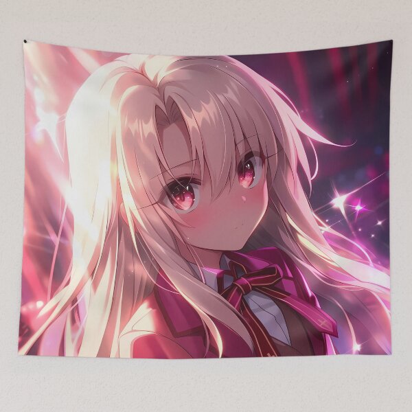 Item preview, Einzbern Illyasviel Fate Stay Night Waifu Anime Girl in School Uniform Glow designed and sold by Tokyonomad.