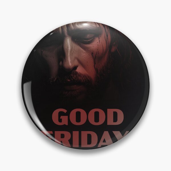 Item preview, Good Friday Christian Cross Poster – Crown of Thorns and Nails, Jesus Sacrifice Religious Artwork designed and sold by CrossCrafted.