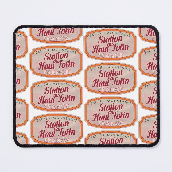 Item preview, Station du Haut-Folin, France, Ski, textured skiing badge designed and sold by Wanderful-roads.