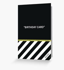 Off-White Greeting Birthday Card Greeting Card