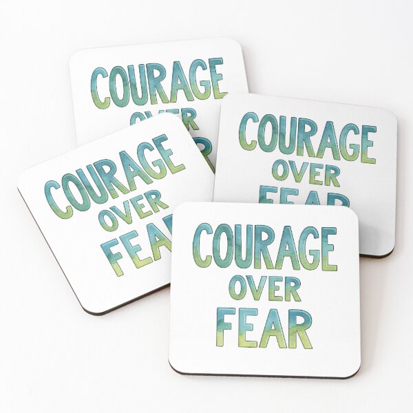 Item preview, Courage over fear designed and sold by nimmitrends.