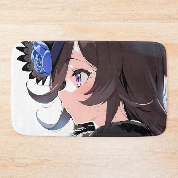 Item preview, Rice Shower Uma Musume Blue Rose Gothic Profile Portrait designed and sold by Tokyonomad.