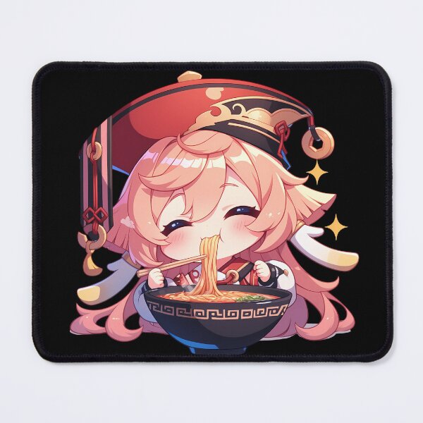 Item preview, Yanfei Genshin Impact Chibi Kawaii Ramen Noodle Feast designed and sold by mildaclairmo.