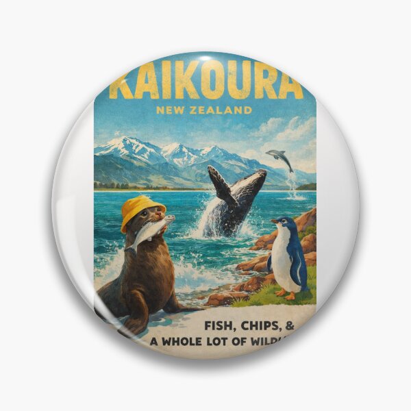 Item preview, Kaikoura New Zealand South Island Coastline with Kaikoura Ranges and Pacific Ocean Marine Wildlife Coast designed and sold by Places On Earth.