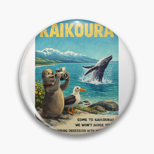 Item preview, Kaikoura New Zealand Pacific Ocean Coast Beneath the Kaikoura Ranges with Kaikoura Peninsula Marine Wildlife designed and sold by Places On Earth.