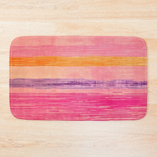 Item preview, Moroccan Carpet with Pink Striped Pattern designed and sold by GrinGalore.