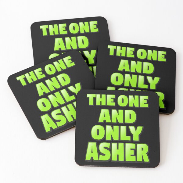 Item preview, The One and Only Asher Name Personalized designed and sold by CosmicPlaytime.