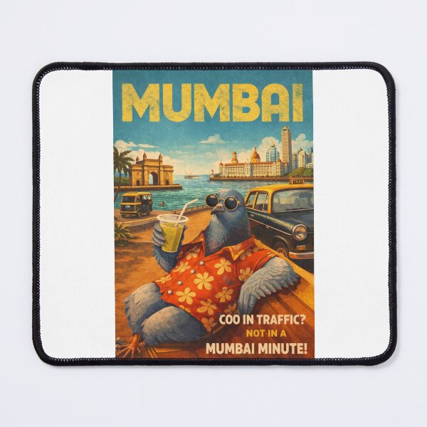 Item preview, Mumbai Maharashtra India Arabian Sea Waterfront with Gateway of India Taj Mahal Palace and Mumbai Skyline designed and sold by Places On Earth.