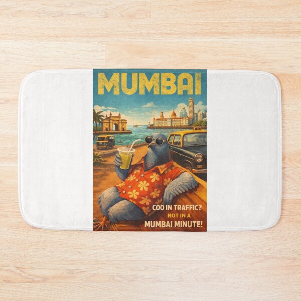 Item preview, Mumbai Maharashtra India Arabian Sea Waterfront with Gateway of India Taj Mahal Palace and Mumbai Skyline designed and sold by Places On Earth.