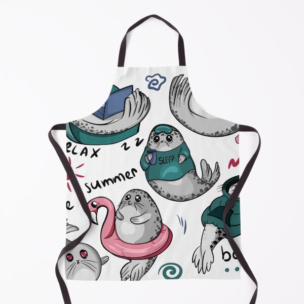 Item preview, Funny Seal Life Kawaii Sticker Pack and Pattern designed and sold by LYAN-STORE.