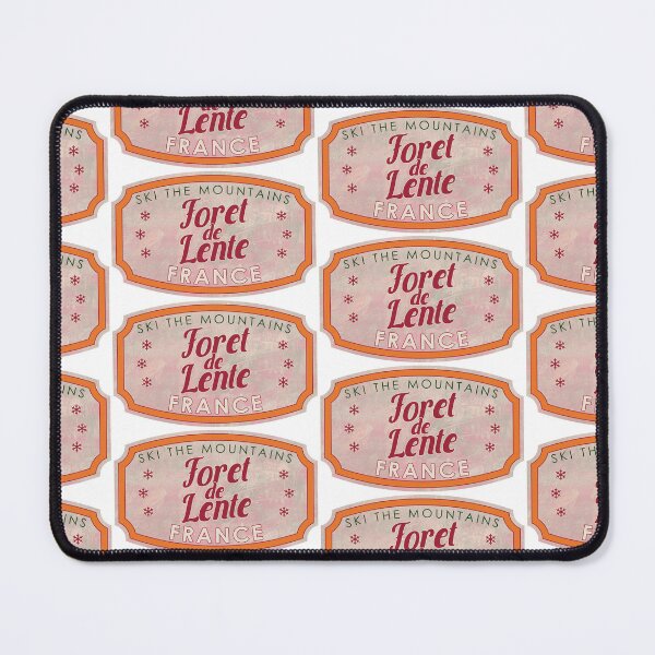 Item preview, Forêt de Lente, France, Ski, textured skiing badge designed and sold by Wanderful-roads.